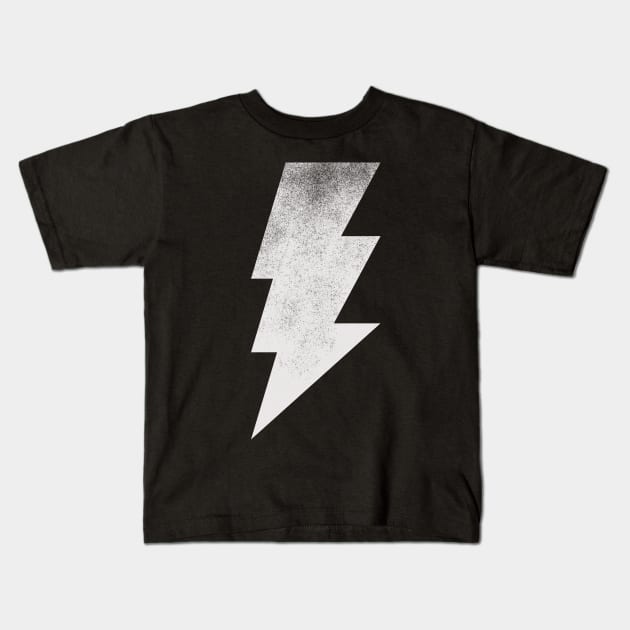 Lightning Bolt Kids T-Shirt by Doc Multiverse Designs